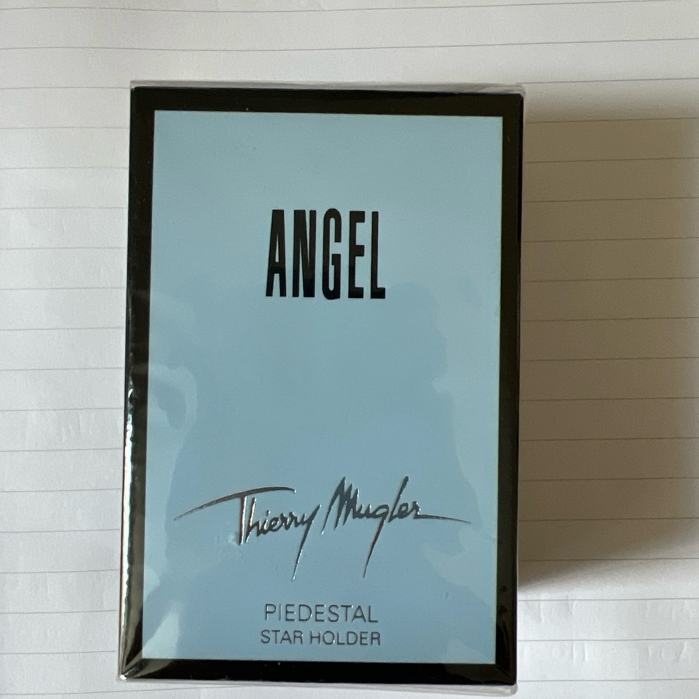 Thierry Mugler Angel Pedestal Star Holder - Light Blue and Black